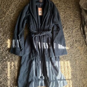 Eberjey Blue Plush Robe